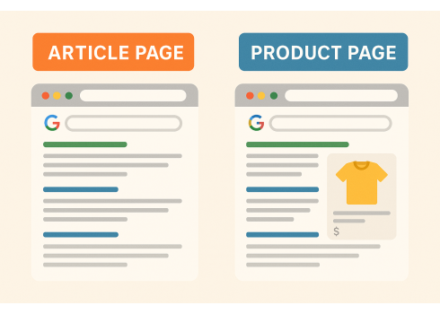 Google 怎麼決定 SERP 類型？從搜尋意圖看文章頁與產品頁的排名真相